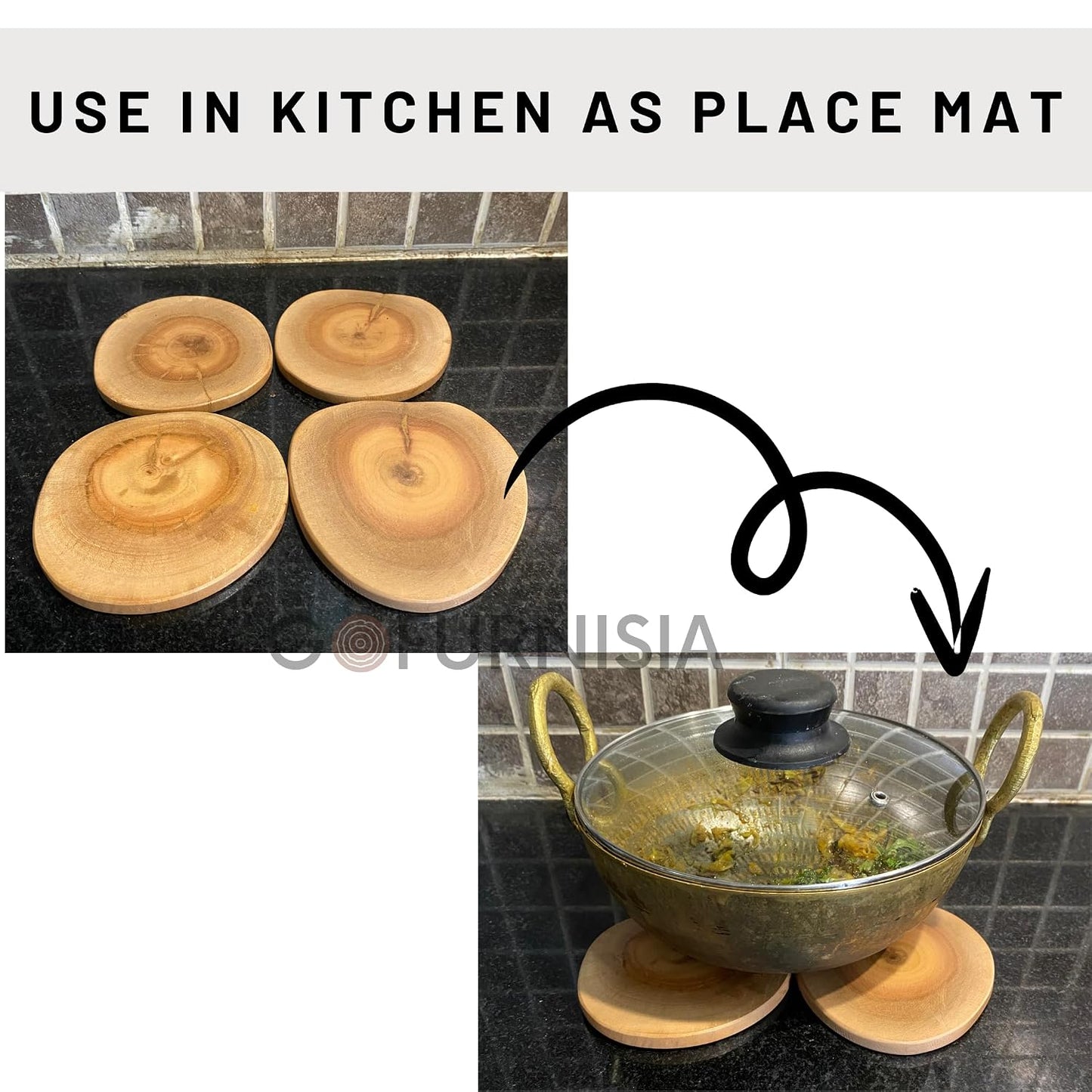 A+ content: Toorji use in kitchen as place mat